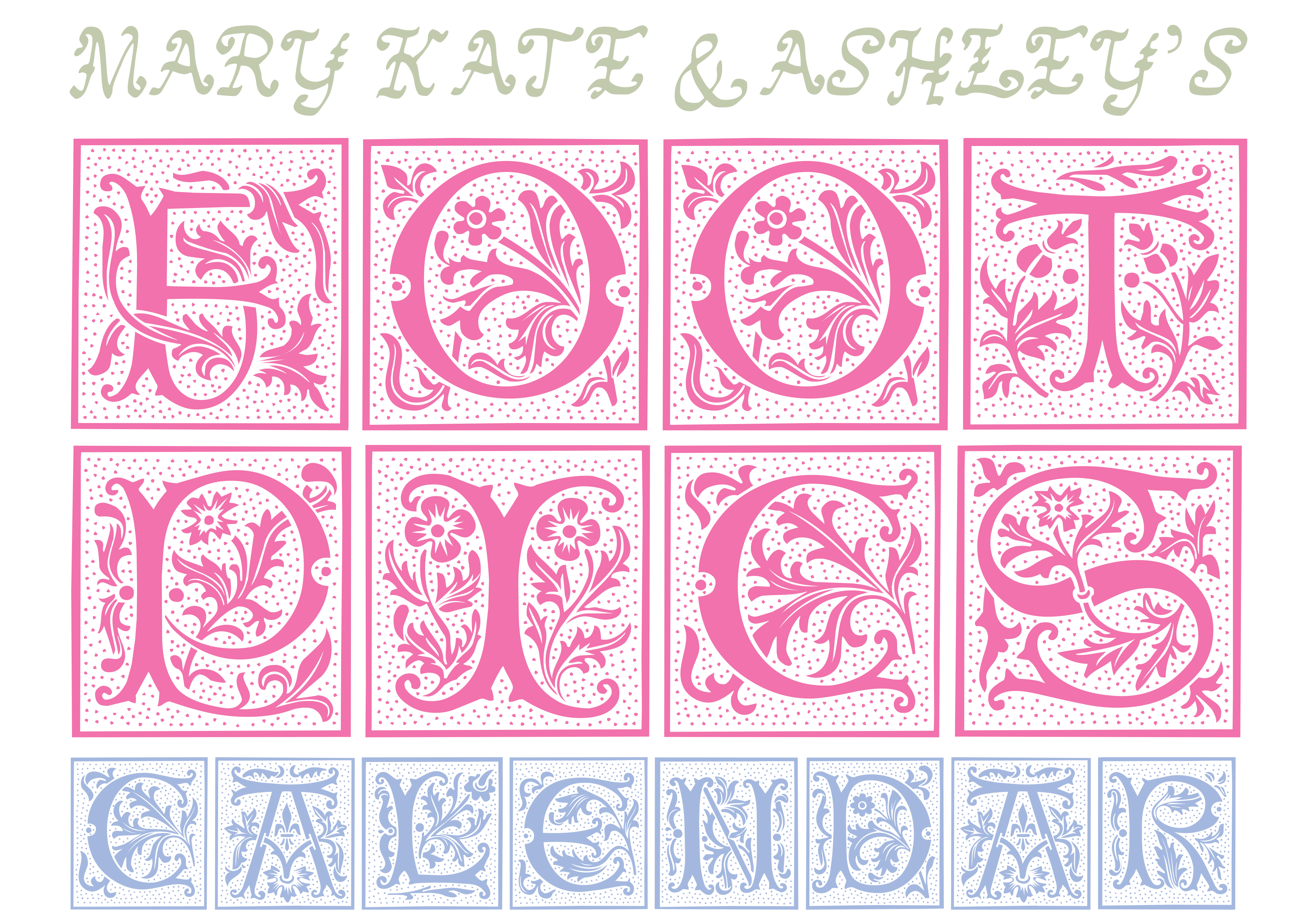 MaryKateAshleyFootCalendar